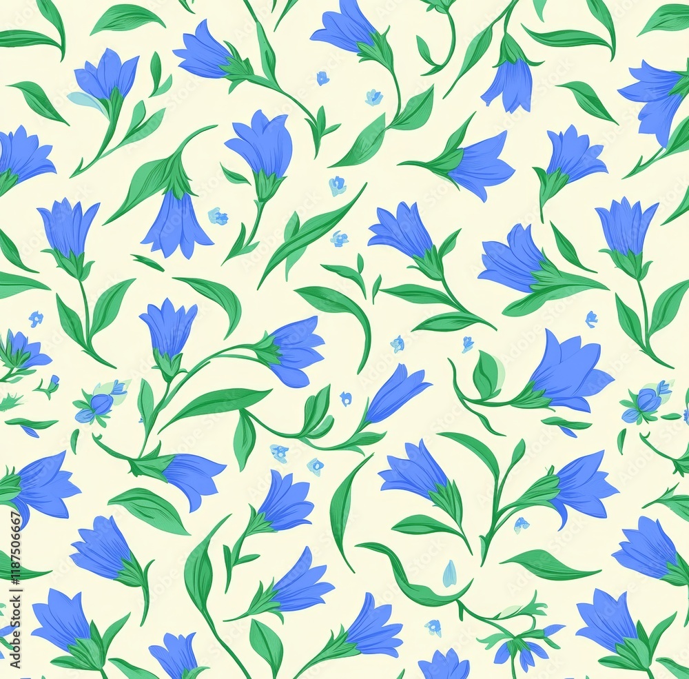 Poster pretty pattern featuring small flowers