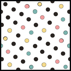 Colorful Geometric Abstract Art | Seamless Modern Pattern Design with Stylish Shapes for Vector Illustration, Interior, and Textile Decor