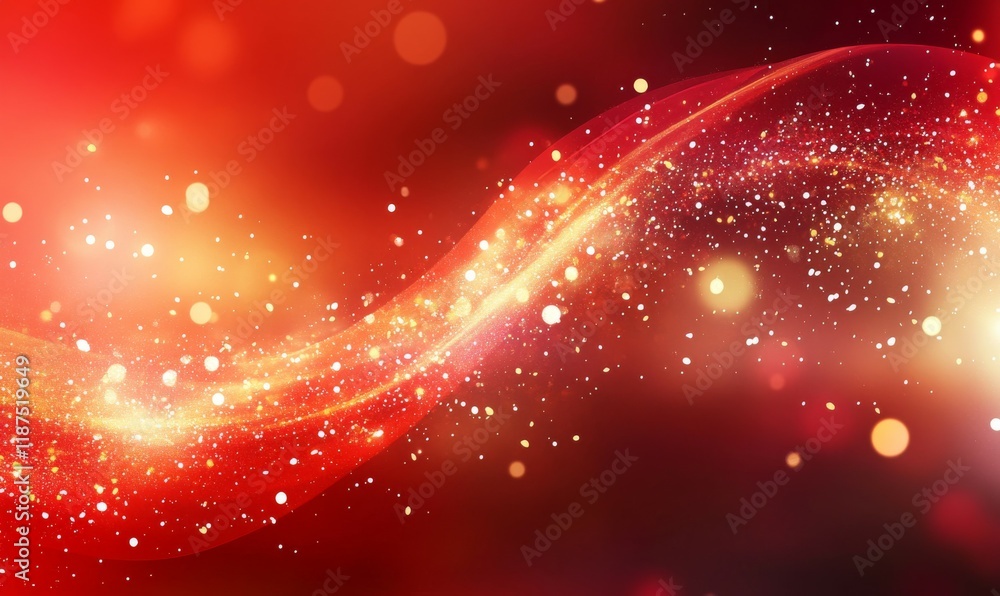 Poster red gradient background with soft lighting