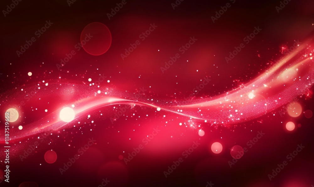 Poster red gradient background with soft lighting