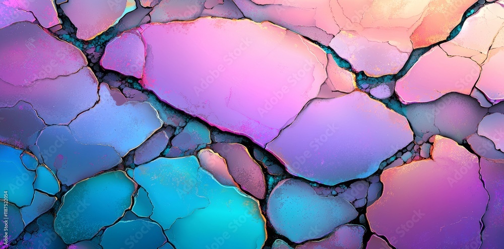 Poster a seamless psychedelic rainbow plasma wave pattern as the background texture. featuring trippy hippy