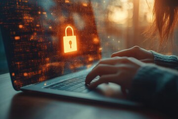 Data Protection Cybersecurity Information Security Digital Privacy Online Safety Connection Encryption Protection