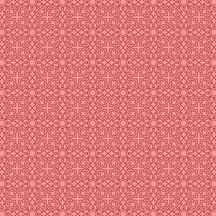 Modern floral geometric ornament pattern 