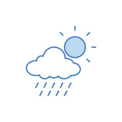 Light Rain vector icon