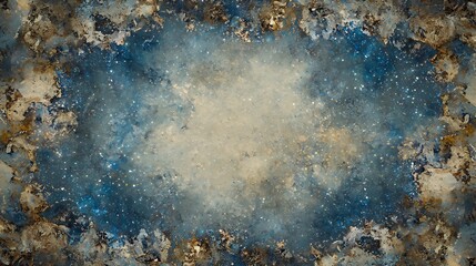 Celestial Canvas: A Cosmic Abstract Masterpiece
