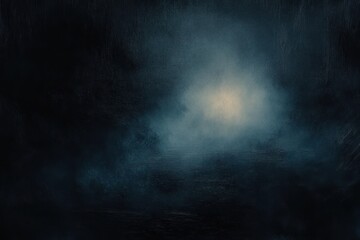 Dark Abstract Photography Backdrop with Smooth Gradient Lighting and Concrete Wall Texture for Studio Use