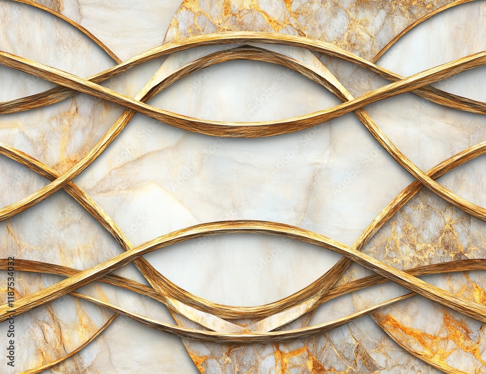 Aufkleber a seamless modern background adorned with an abstract geometric pattern of lines and snowflakes, fea