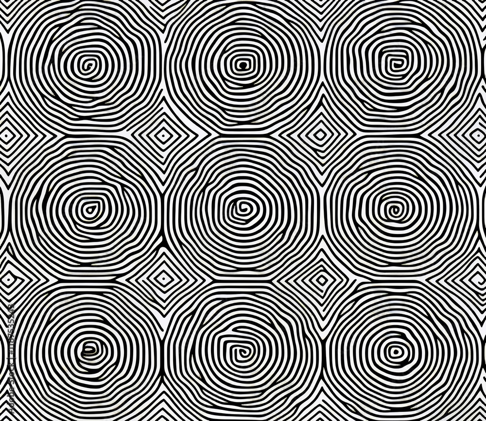 Aufkleber a contemporary geometric pattern without seams, contrasting against an abstract background, and feat