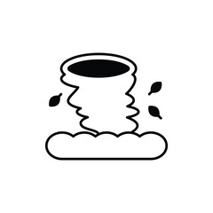 Sandstorm vector icon