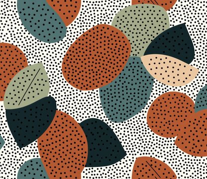 A seamless pattern with abstract geometric lines in gold on a white background, complemented by a bright tile backdrop and monochrome graphic elements, forms a light and modern simple wallpaper