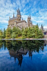 Fototapeta premium Harry Potter Castle at Universal Studios in Osaka