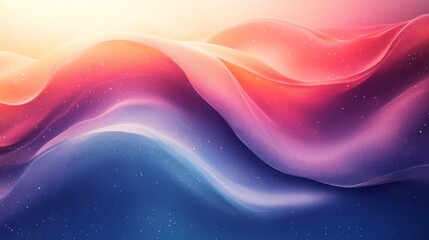 A Celestial Dance of Cosmic Hues, a Smooth Gradient of Shimmering Light and Deep Night Embraces the Dreamy Fluid Waves of Color