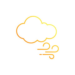 Windy vector icon