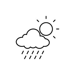 Light Rain vector icon