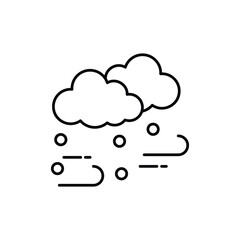 Heavy Snow vector icon