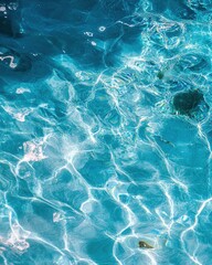 Obraz premium Aqua Abstract Water Surface Texture Design