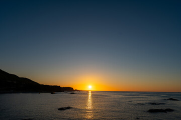 和歌山県　すさみ町からの初日の出の風景　2025年