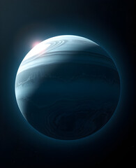 Fototapeta premium planet in the space