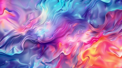 Abstract Colorful Swirls Wallpaper