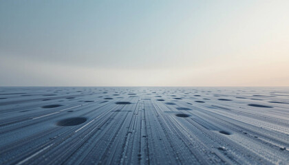  Frozen Lake Surface with Ice Holes