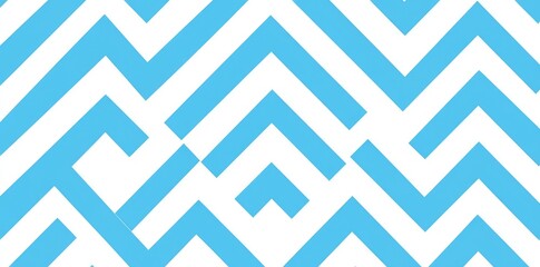 Summer modern design portrayed through an abstract geometric line pattern with a seamless blue diagonal line on a white background