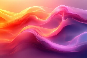 Obraz premium Abstract Pink and Blue Wave Pattern Background with Gradient Colors