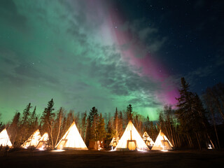 美しいオーロラが見えた日