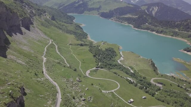 Drone cyclisme Cornet de roseland