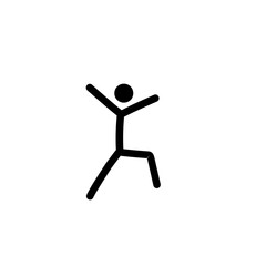 stick man poses and gestures