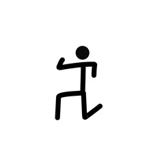 stick man poses and gestures