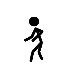 stick man poses and gestures