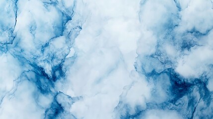 Obraz premium Abstract Blue Ink Wash Painting: Serene and Dreamlike