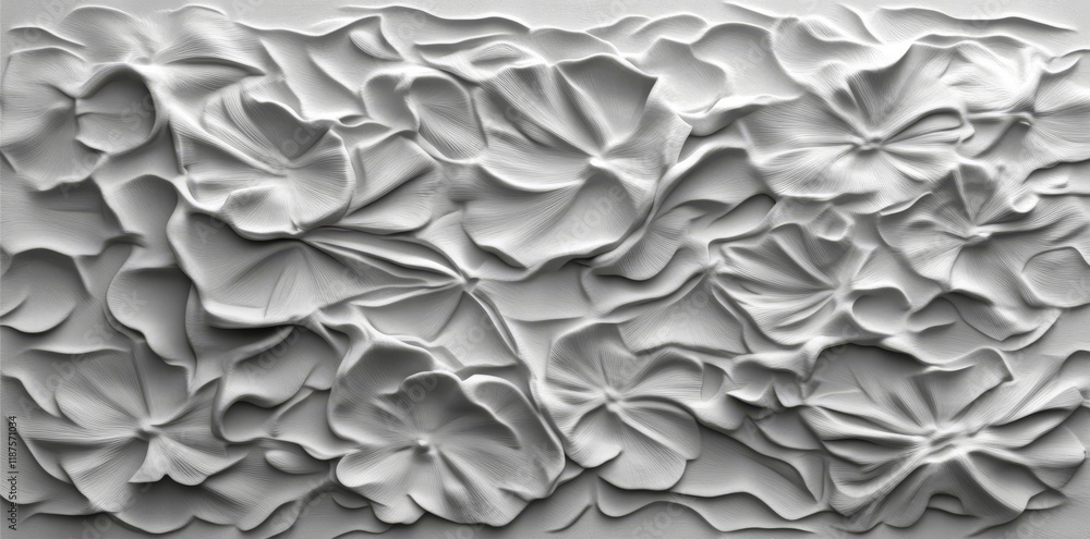 Poster a wallpaper banner displays a flat, top-down view of an abstract design, captured in a close-up. the