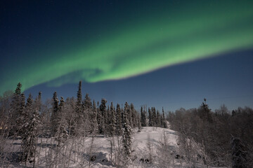オーロラのある景色
