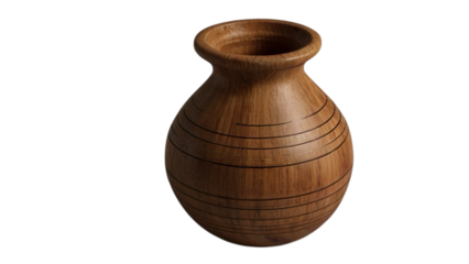 Old wooden barrel isolated on white background