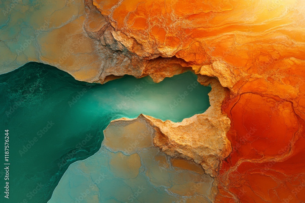 Poster background showcasing elegant fluid art patterns in an abstract style
