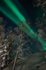 オーロラのある景色