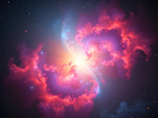colorful galaxy, space background