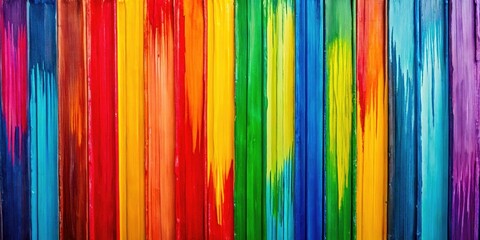 Abstract Colorful Paint Brush Strokes and Vertical Line Patterns for Minimalist Photography, Vibrant Stripes, Artistic Background, Creative Design Inspiration