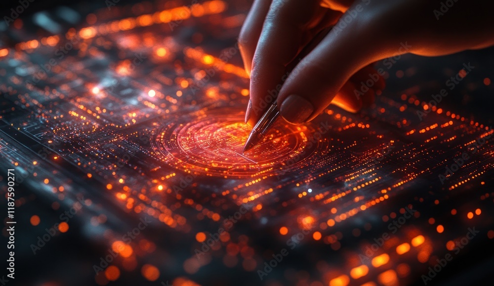Poster data engineering cybersecurity it support software development digital transformation technology wor