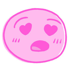 Emoticon Love | emoticon romantic | Pink emoticon 