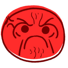 Angry expression cartoon