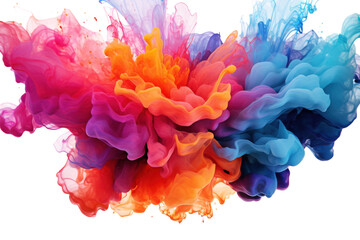 Obraz premium Vibrant swirling colors create an abstract explosion of hues in a dynamic display of artistry and creativity