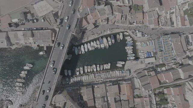 Authentic port in Marseille (Vallon des Auffes)