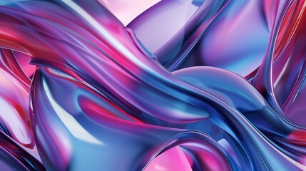 Obraz premium Abstract Purple Blue Swirls Wallpaper
