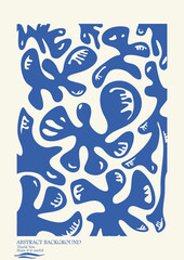 Retro black and white abstract pattern background, seamless abstract floral theme. Trendy bauhaus pattern op-art set