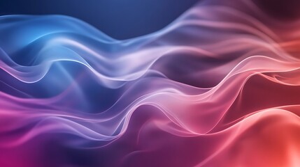 Fototapeta premium Abstract Colorful Wavy Lines Background Design