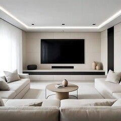 Modern Minimalist Living Room Interior Design