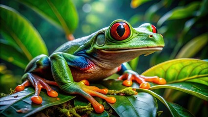 Green Tree Frog Documentary Photography, Nature, Wildlife, Amphibians, Rainforest, Close-up, Detail, Lush, Exotic,  Green,  Focus,  Macro,  Photography,  Ecology,  Conservation,  Biodiversity,  Reptil
