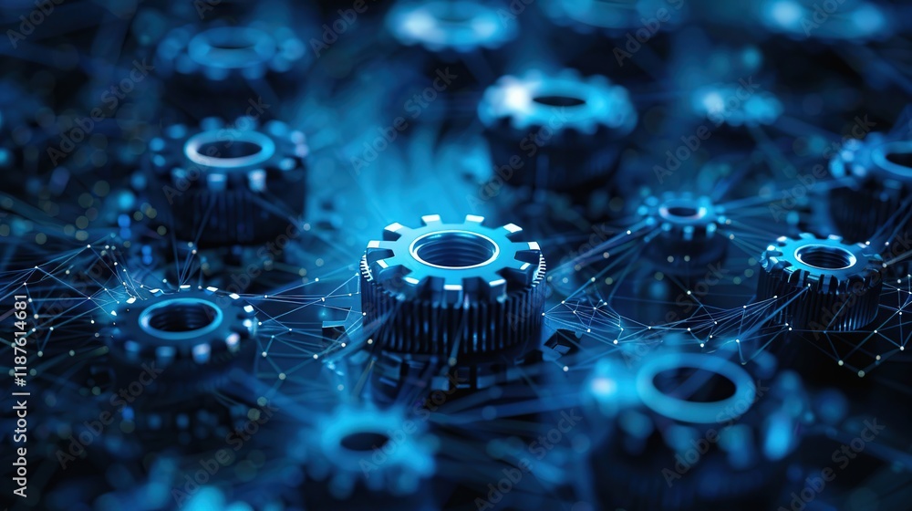 Poster abstract engineering of digital networks represented by a system of interconnected gears